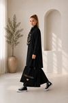 Kadın oversize gömlek pantolon ikili tesettür takım TG014