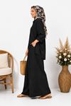 Kadın oversize gömlek ve bol paça pantolon ikili takım ALA071