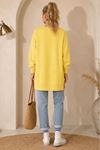 Kadın oversize fiyonk detaylı sweat tunik TG013