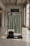 Kadın oversize gömlek pantolon ikili tesettür takım TG014