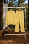 Kadın oversize şerit detaylı sweatshirt ve eşofman ikili spor takım TG012