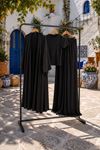 Kadın hırkalı crop bluz bol paça pantolon üçlü takım FRW005