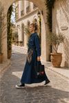 Fermuarlı ceketli denim uzun etek takım TG026